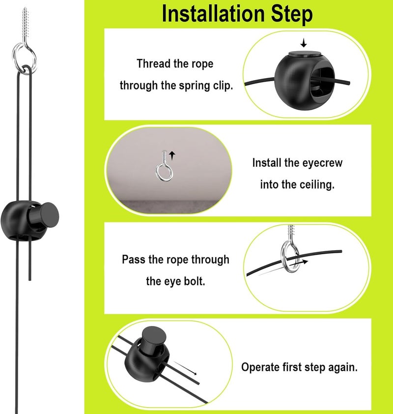BFXM Garage Parking Aid Ball, Parking Guide System for Car Accessories, Stop Indicator, Parking Assist Ball, Aid-Parking Kit, Garage Car Stopper, Pack of 2 - Image 3